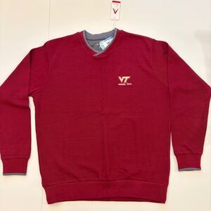 Virginia Tech Antigua Golf Executive Long Sleeve Large NWT